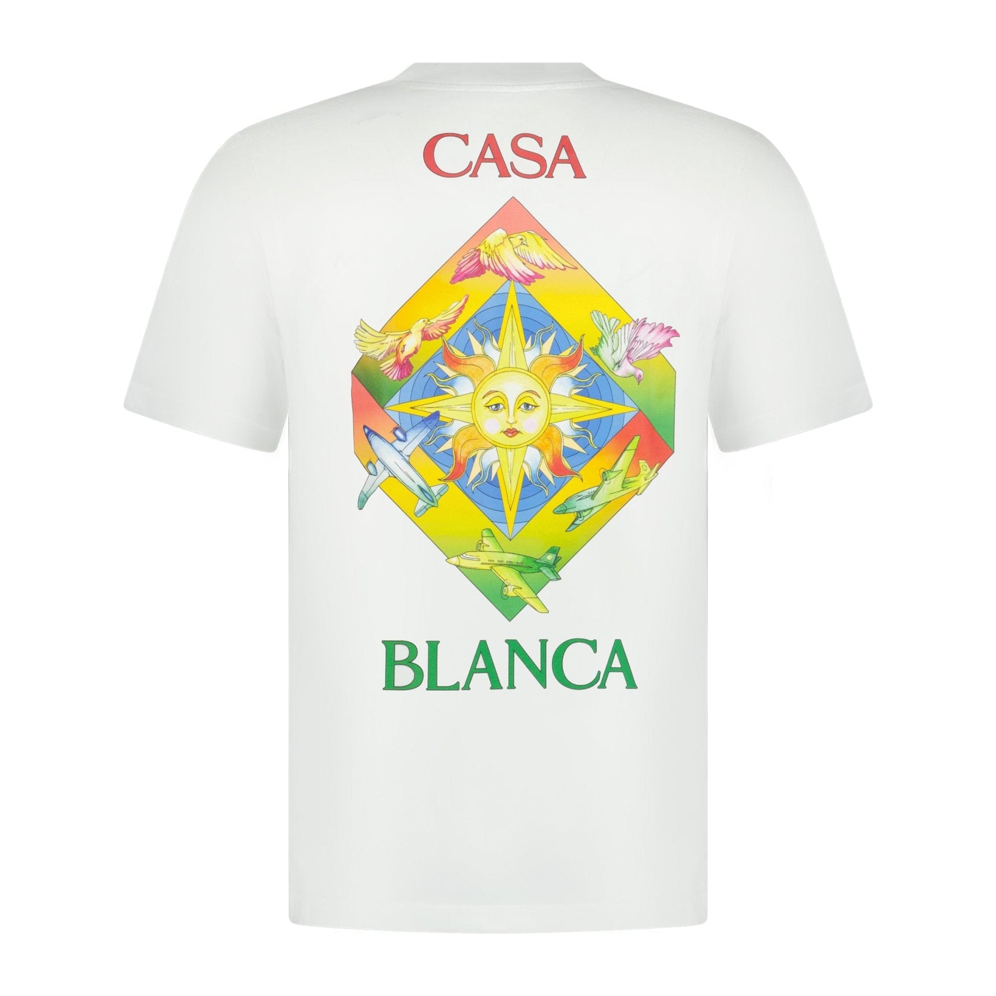 Casablanca 'Les Elements' T-Shirt White — S — Front View