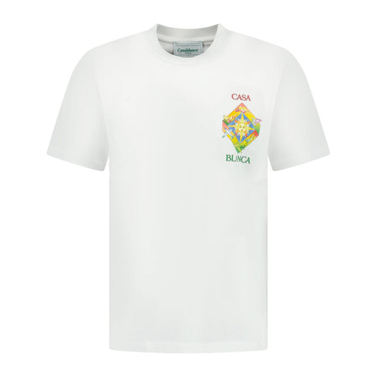 Casablanca 'Les Elements' T-Shirt White — S — Side View