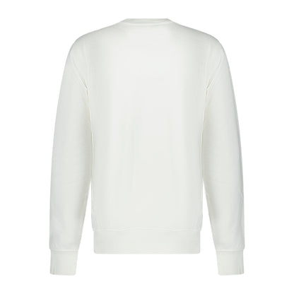 Casablanca Par Avion Screen Printed Sweatshirt White — S — Back View