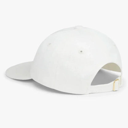 Casablanca ‘Tennis Club Icon’ Baseball Cap in Off White — Side View