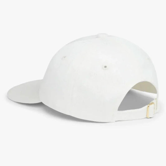 Casablanca ‘Tennis Club Icon’ Baseball Cap in Off White — Side View