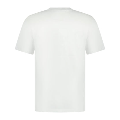 Casablanca 'Terrain' D'Orange T-Shirt White — S — Back View