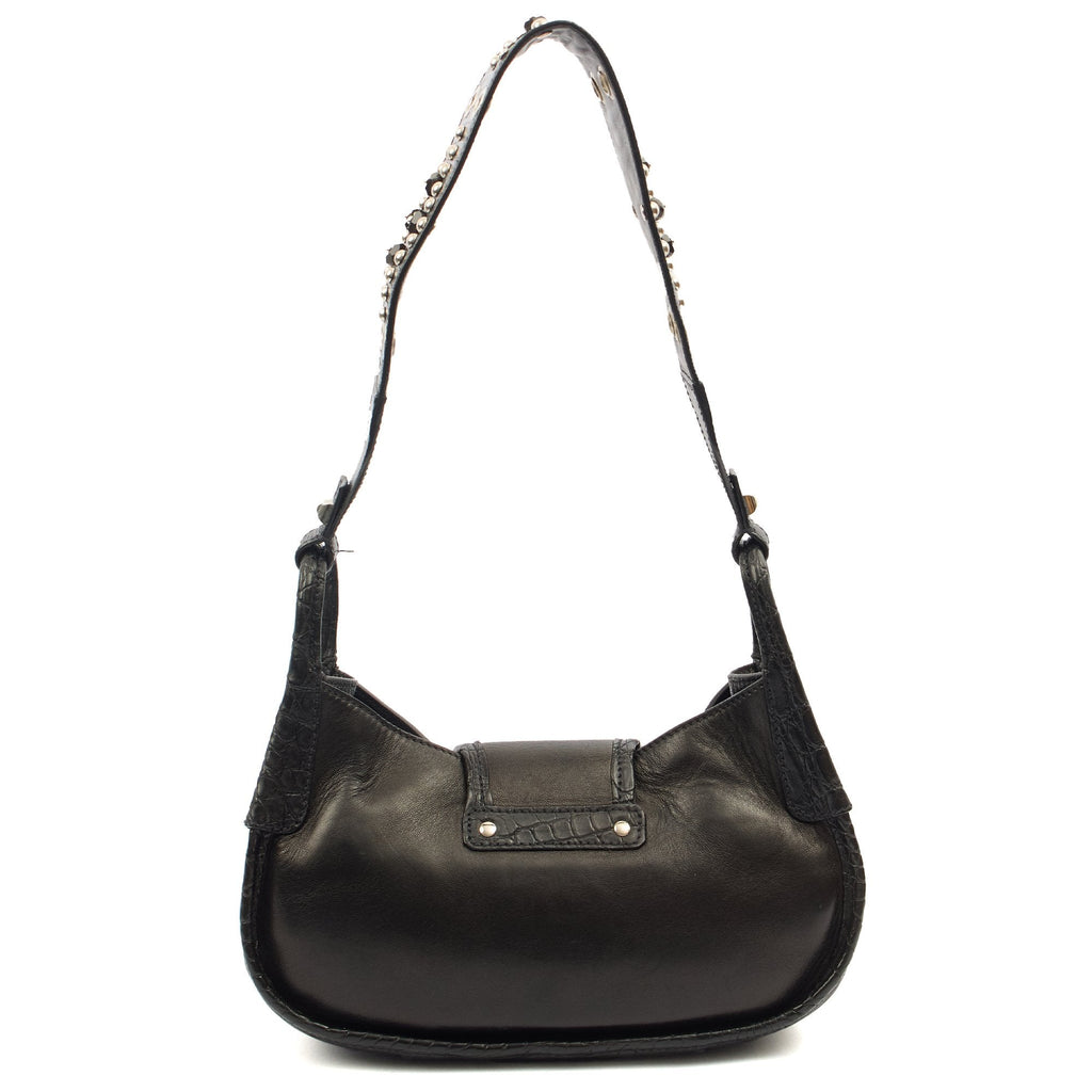 Prada Shoulder Bag Shoulder Bag in Black, Leather — Alternate View 9