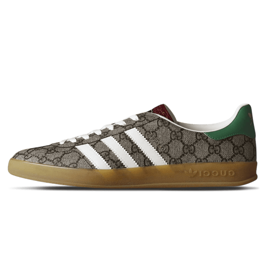 Gucci x Adidas Gazelle 'Beige GG Monogram' — UK 3.5 | EU 36 | US 4 — Front View