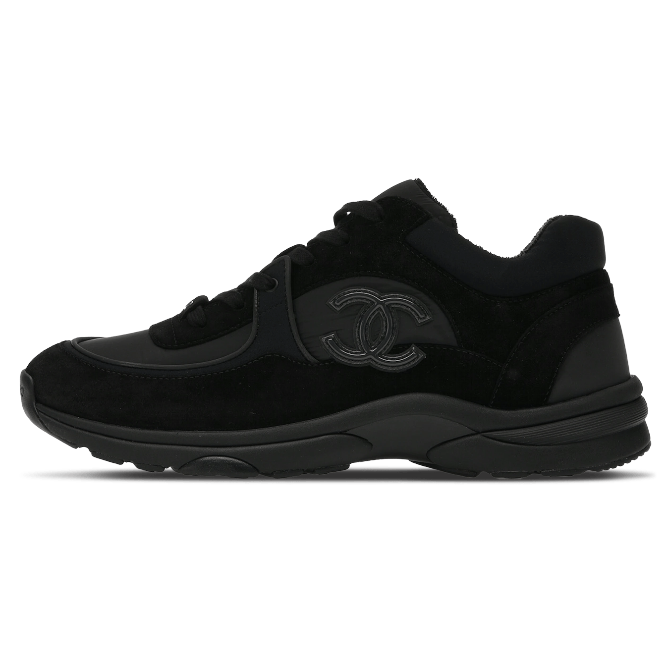 Chanel Wmns Sneaker 'Black' — UK 1 — Front View