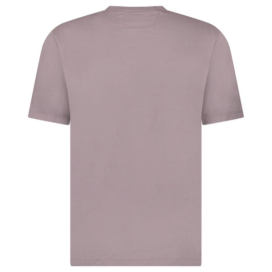 CP Company Cotton-Jersey T-Shirt in Purple Dove — S — Side View