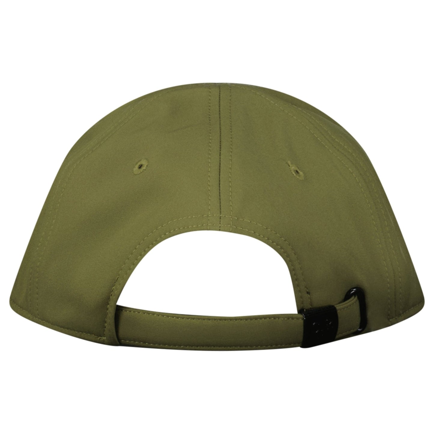 CP Company Shell-R Logo Cap in Khaki — Side View