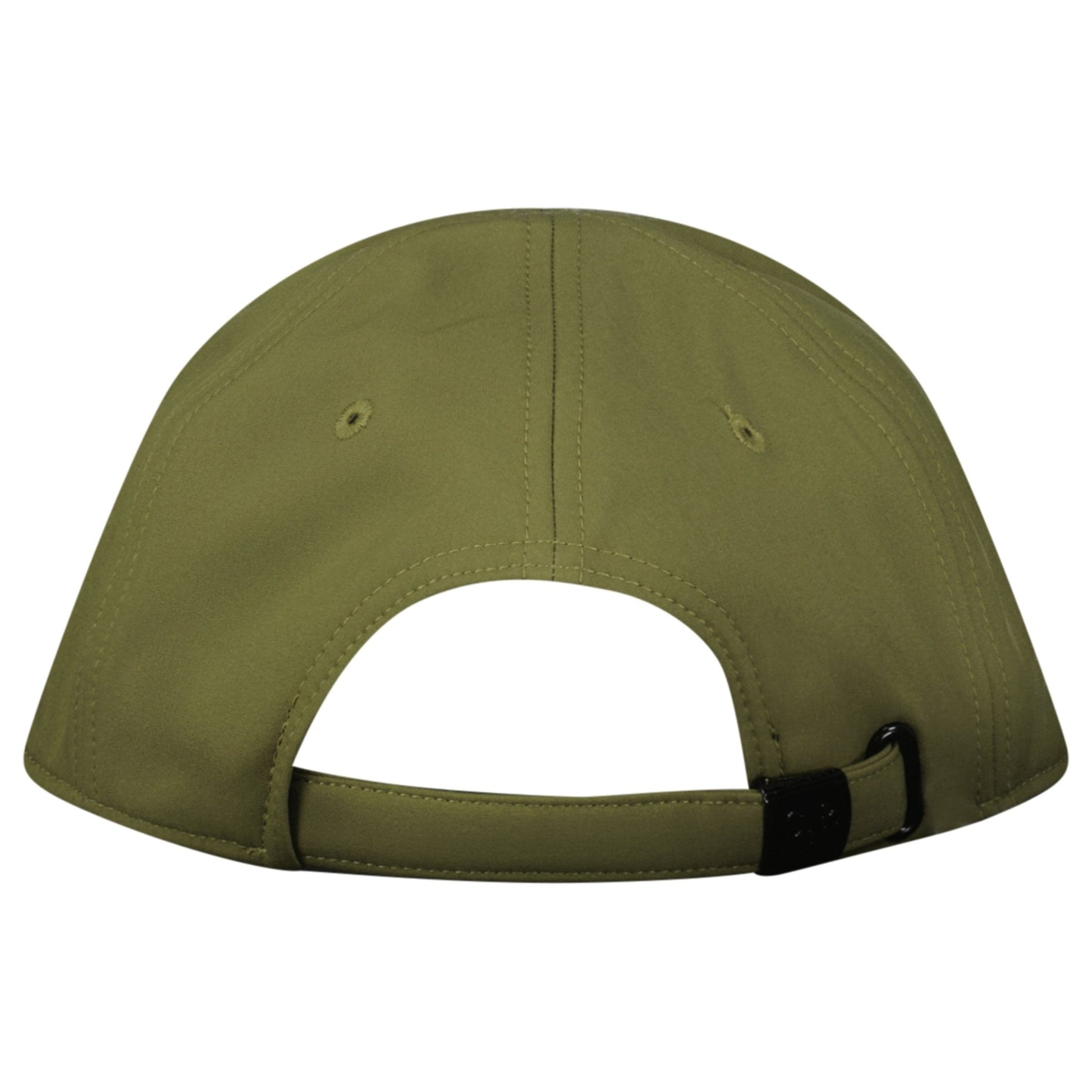 CP Company Shell-R Logo Cap in Khaki — Side View