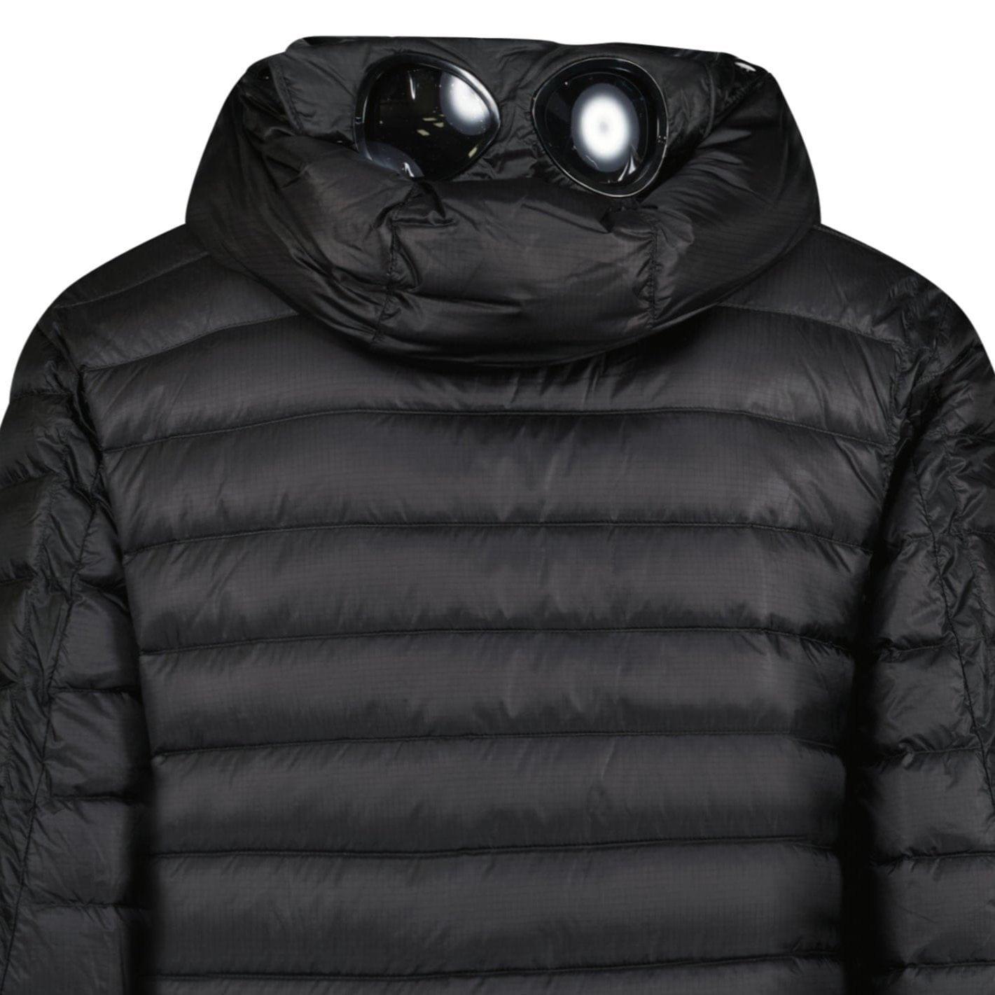 CP Company D.D. Padded Goggle Down Jacket Black — M — Top View
