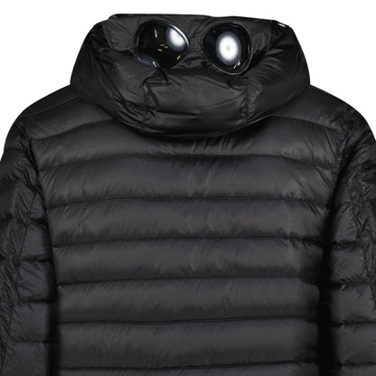 CP Company D.D. Padded Goggle Down Jacket Black — M — Top View