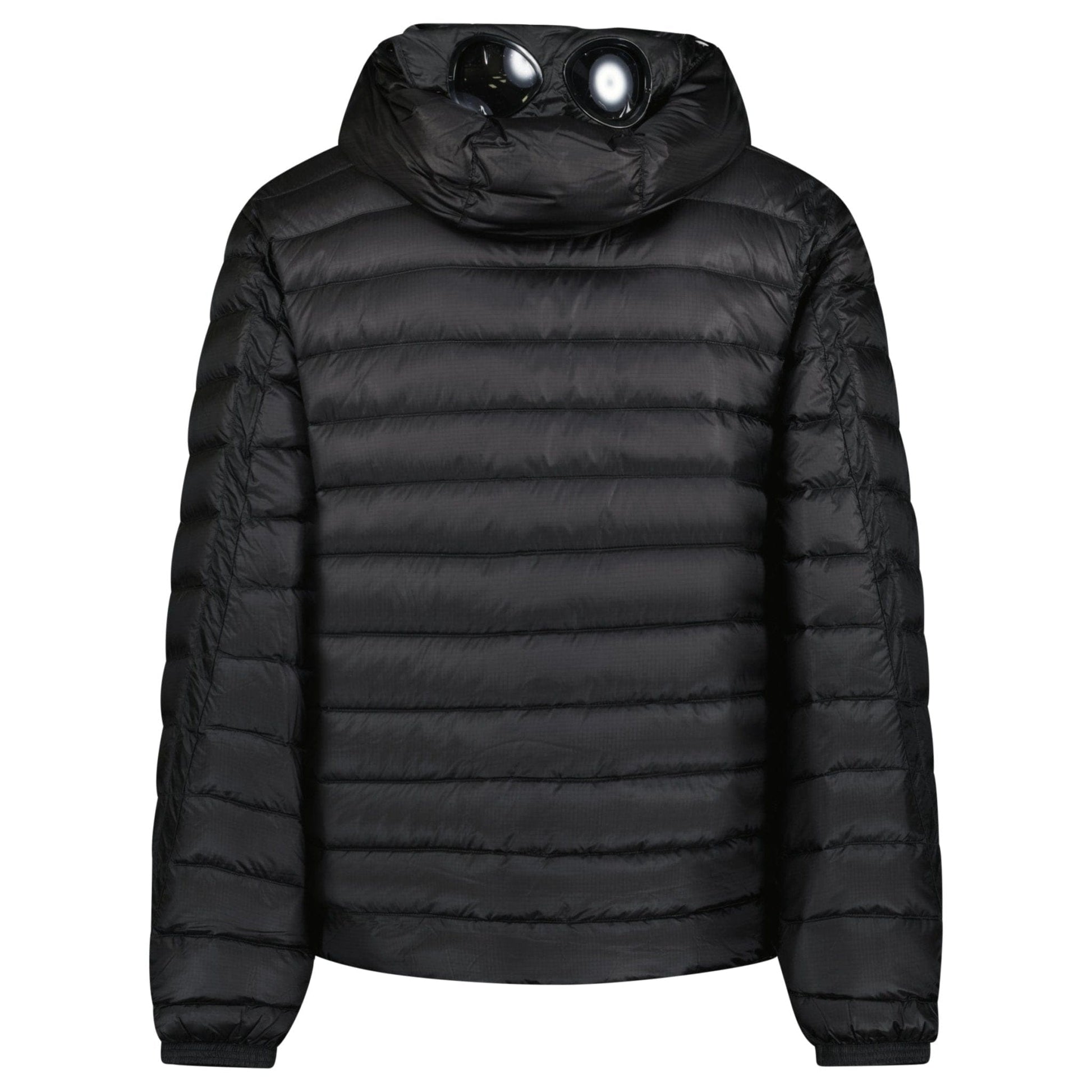 CP Company D.D. Padded Goggle Down Jacket Black — M — Side View