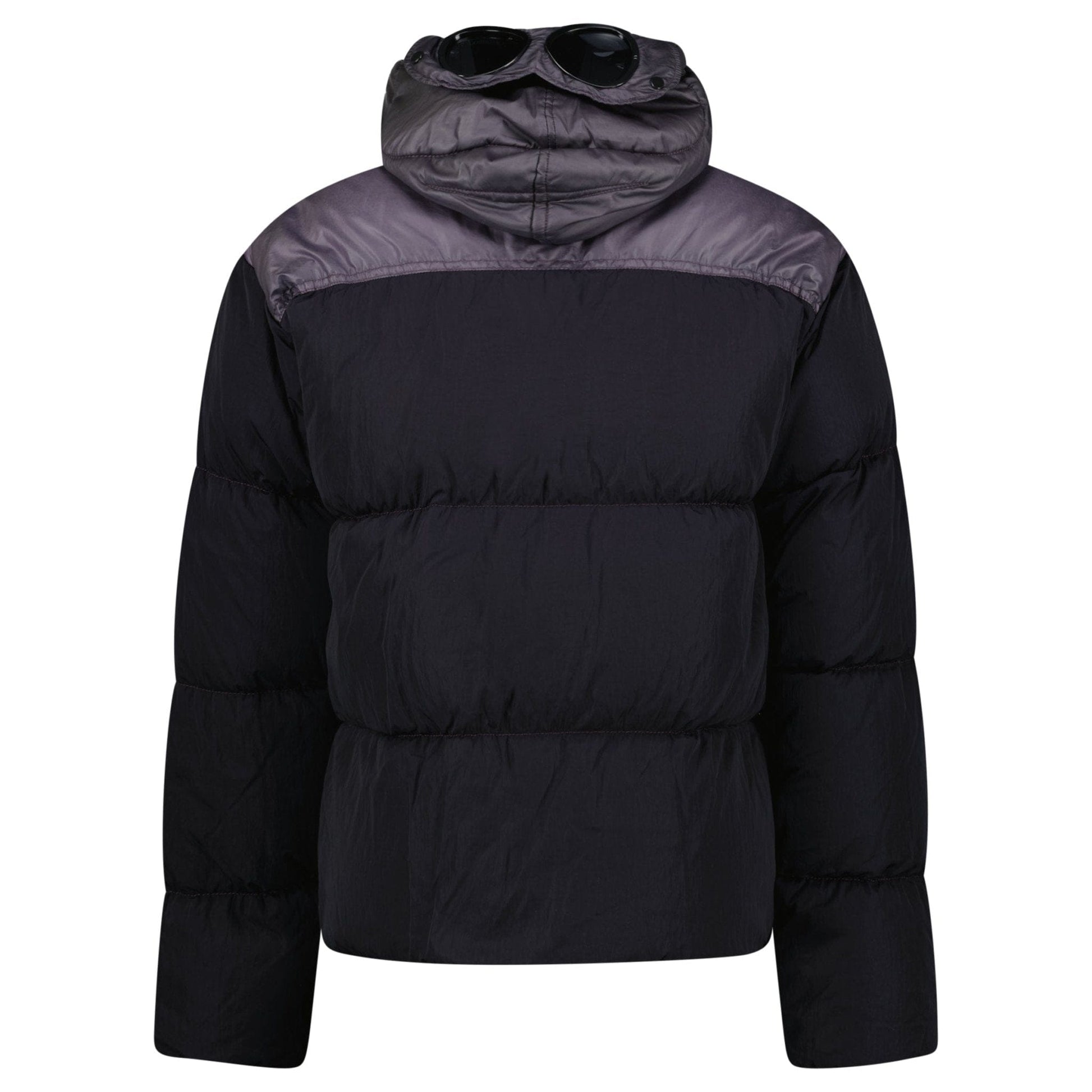 CP Company Eco Chrome R Mixed Goggle Down Jacket Nightshade — M — Detail View