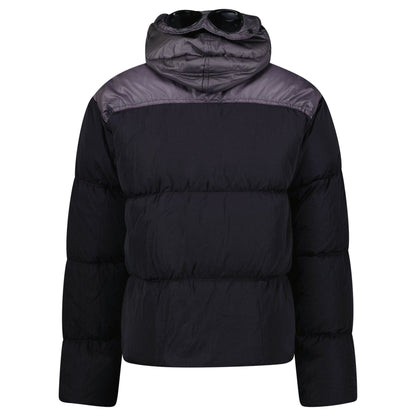 CP Company Eco Chrome R Mixed Goggle Down Jacket Nightshade — M — Detail View