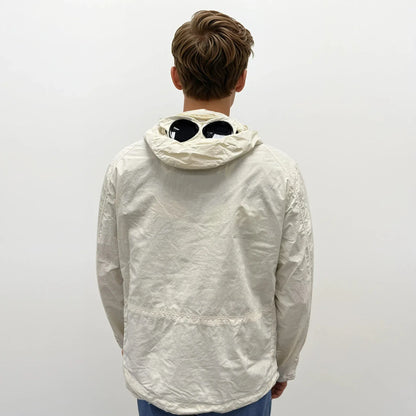 CP Company Pistachio Shell Flatt Nylon Goggle Jacket — S — Top View