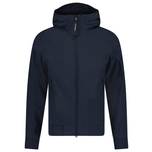 CP Company Softshell Arm Lens Jacket Navy — M — Front View