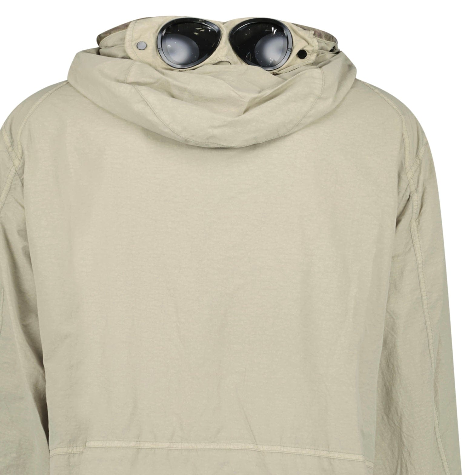 CP Company Vintage Khaki Flatt Nylon Goggle Jacket — S — Detail View