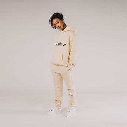 FEAR OF GOD ESSENTIALS 3D Silicon Applique Crewneck Buttercream — XXS — Alternate View 7