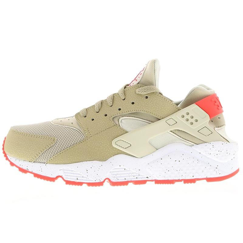 Nike Air Huarache 'Light Beige & Laser Crimson' — UK 3 | EU 35.5 | US 3.5 — Front View
