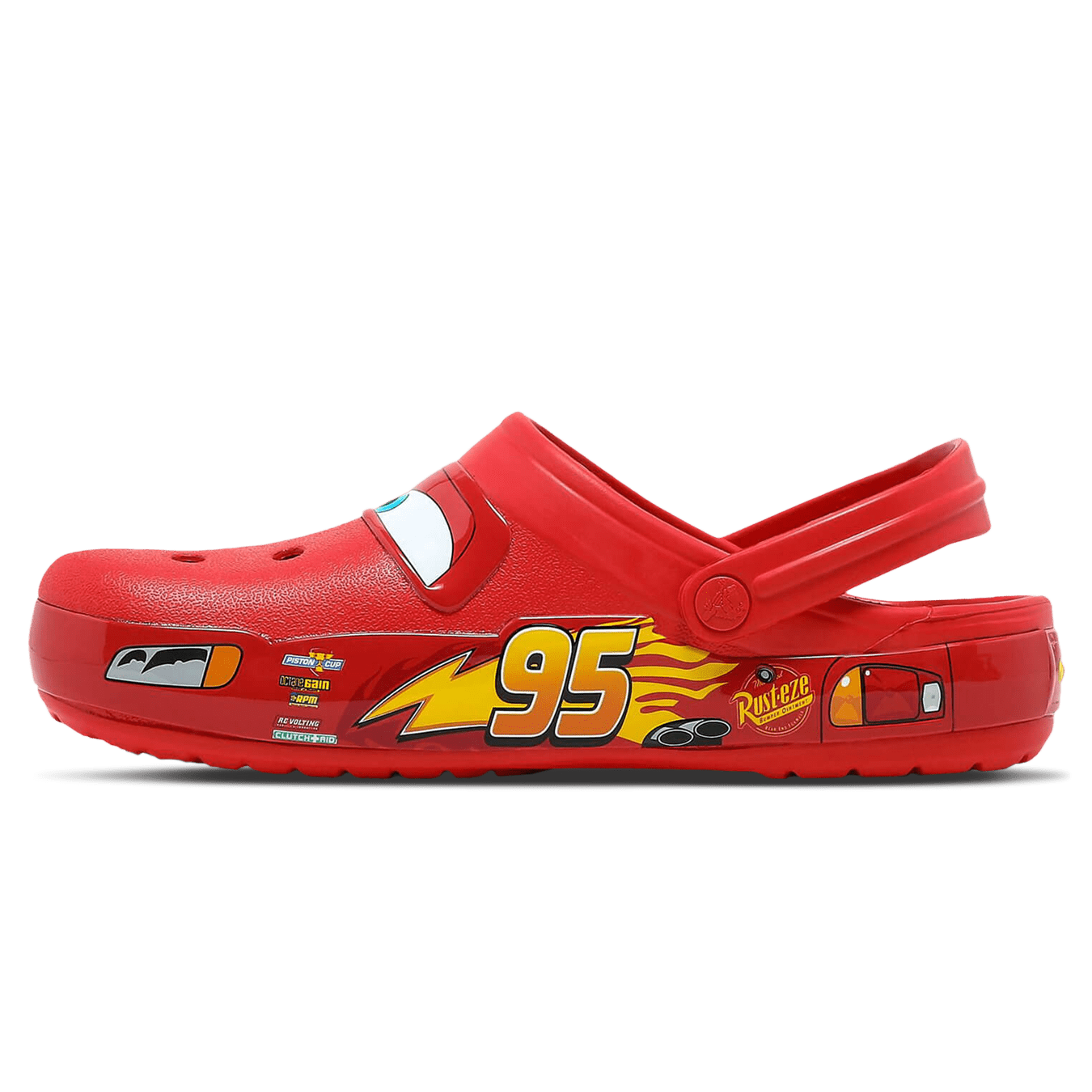 Cars x Classic Clog 'Lightning McQueen' — UK 1 — Front View
