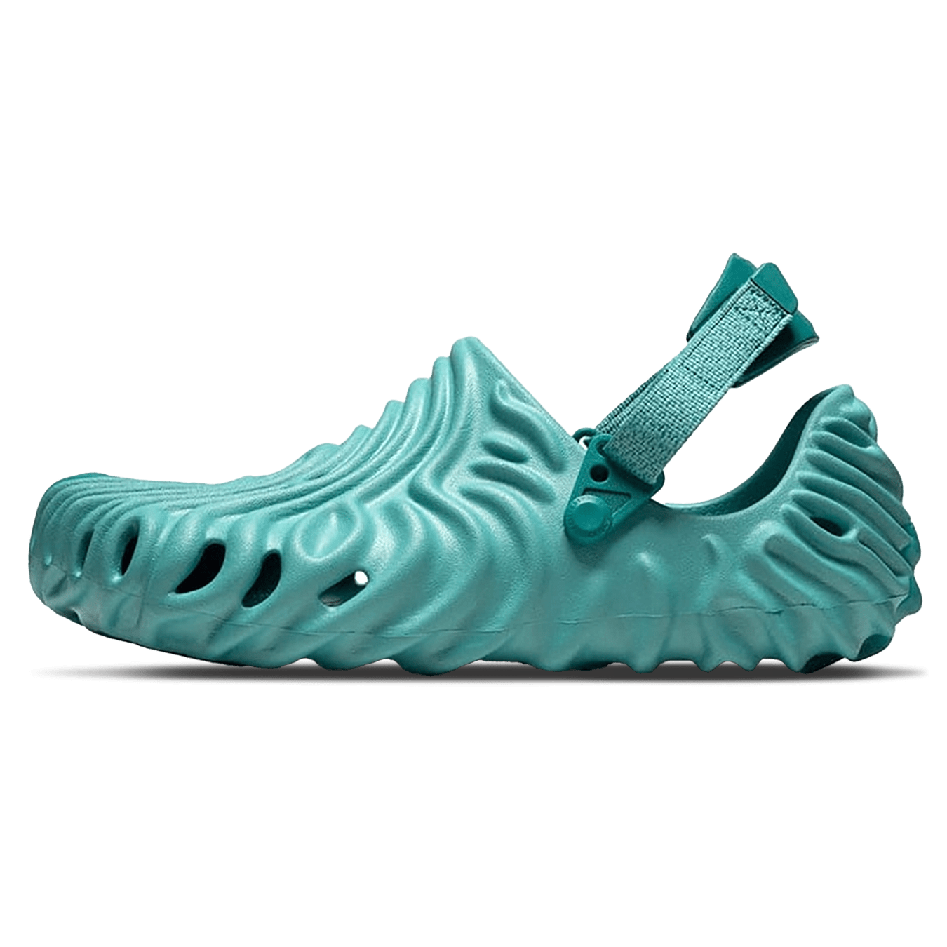Salehe Bembury x Pollex Clog 'Blue' — UK 1 — Front View
