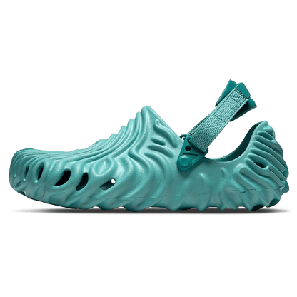 Salehe Bembury x Pollex Clog 'Blue' — UK 1 — Front View