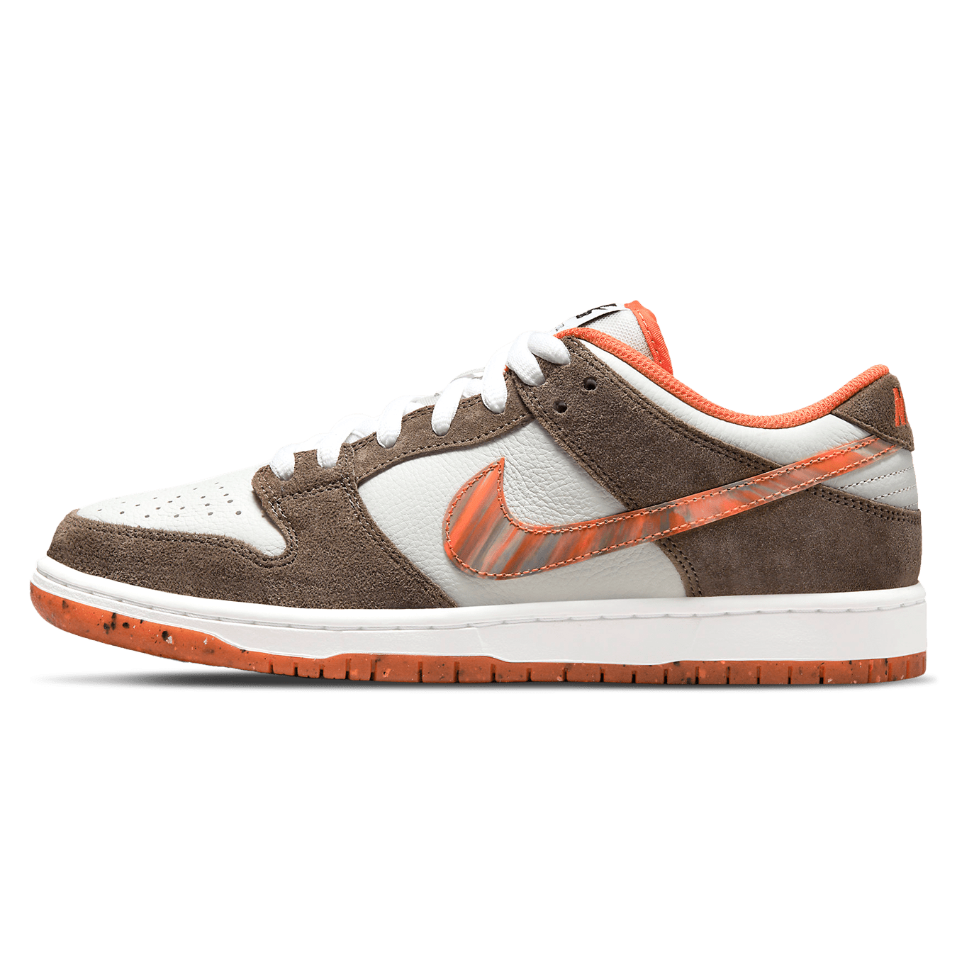 Crushed D.C. x Nike Dunk Low SB 'Golden Hour' — UK 3 | EU 35.5 | US 3.5 — Front View