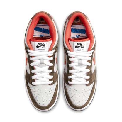 Crushed D.C. x Nike Dunk Low SB 'Golden Hour' — UK 3 | EU 35.5 | US 3.5 — Back View