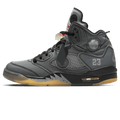 OFF-WHITE x Air Jordan 5 Retro SP 'Muslin' — UK 3 | EU 35.5 | US 3.5 — Front View
