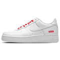 Supreme x Nike Air Force 1 Low 'Box Logo - White' — UK 3 | EU 35.5 | US 3.5 — Front View