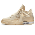 OFF-WHITE x Wmns Air Jordan 4 SP 'Sail' — UK 2.5 | EU 35.5 | US 5 — Front View