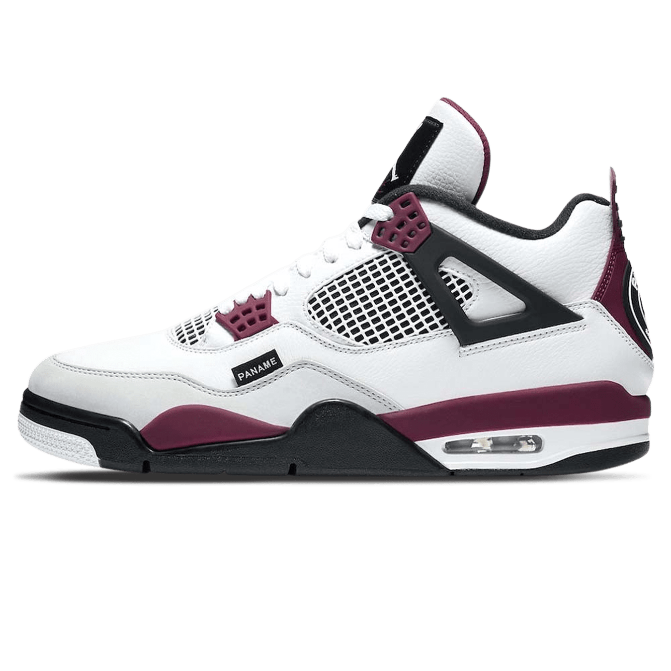 Paris Saint-Germain x Air Jordan 4 Retro 'Bordeaux' — UK 3 | EU 35.5 | US 3.5 — Front View