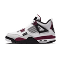 Paris Saint-Germain x Air Jordan 4 Retro GS 'Bordeaux' — UK 13.5 | EU 32 | US 1Y — Front View