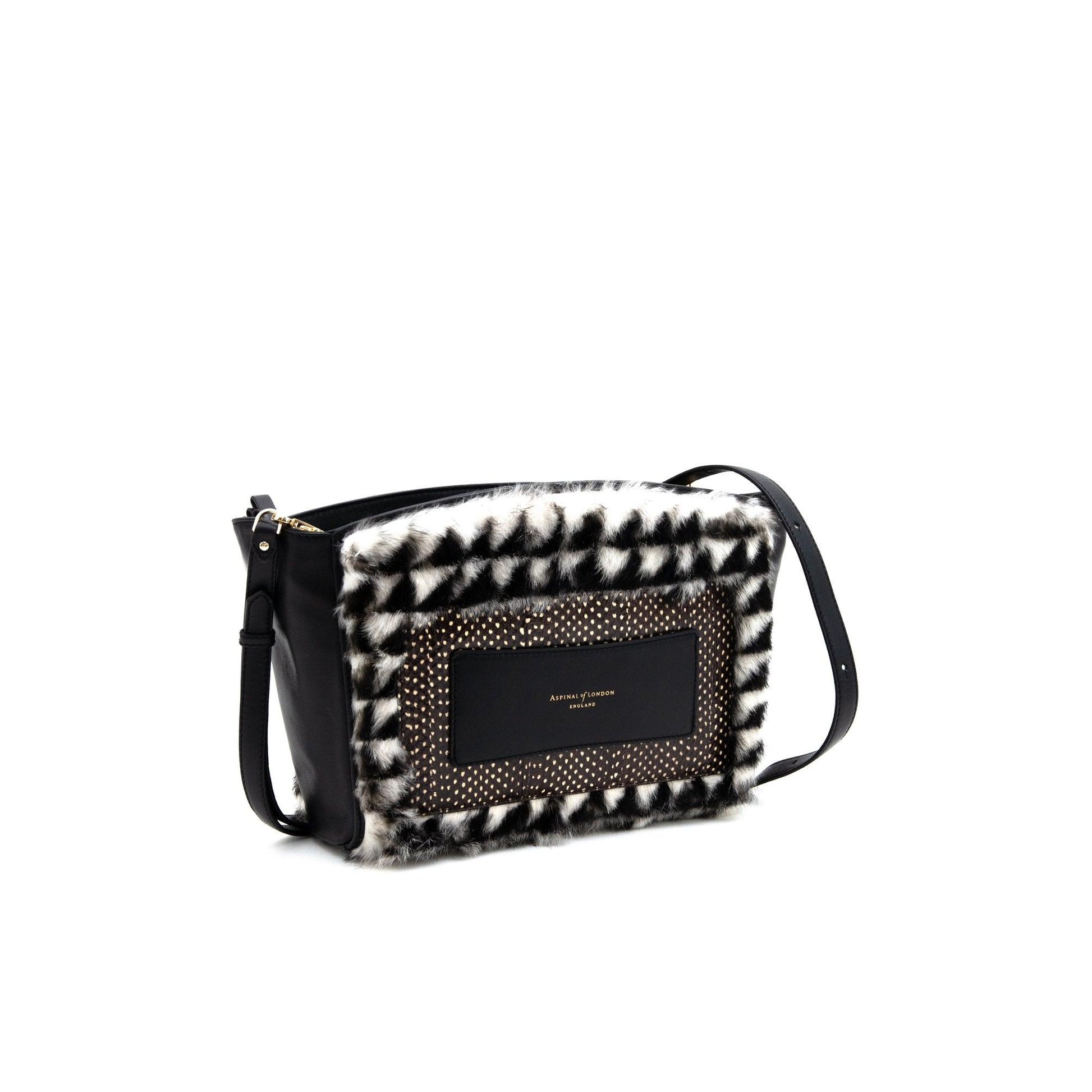 Aspinal of London Tote Marylebone Shoulder Bag - Small in Black, Leather — Alternate View 8