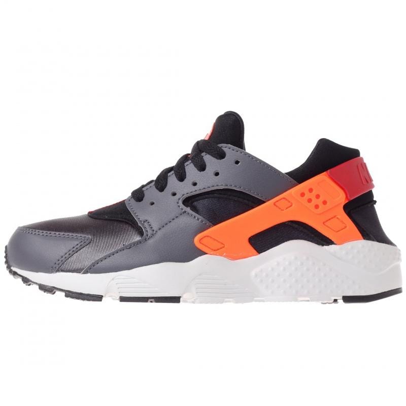 Nike Air Huarache Run GS 'Dark Grey-Hyper Crimson' — UK 13.5 | EU 32 | US 1Y — Front View