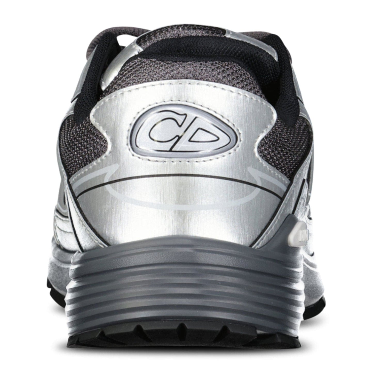 Dior B30 Countdown Sneakers in Deep Grey/Silvertone Metallic — UK6 — Top View