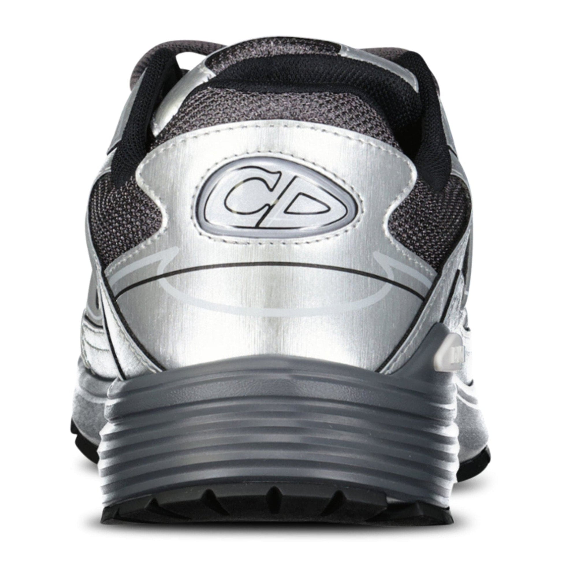 Dior B30 Countdown Sneakers in Deep Grey/Silvertone Metallic — UK6 — Top View