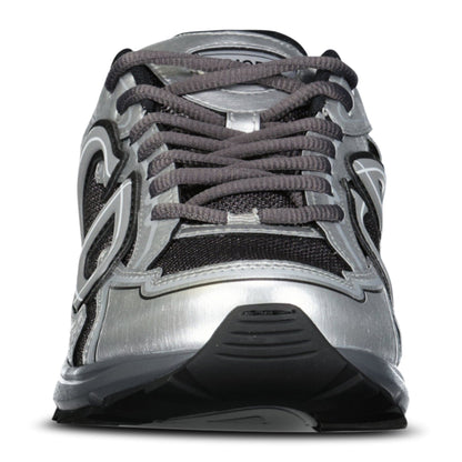 Dior B30 Countdown Sneakers in Deep Grey/Silvertone Metallic — UK6 — Side View