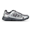 Dior B30 Countdown Sneakers in Deep Grey/Silvertone Metallic — UK6 — Front View