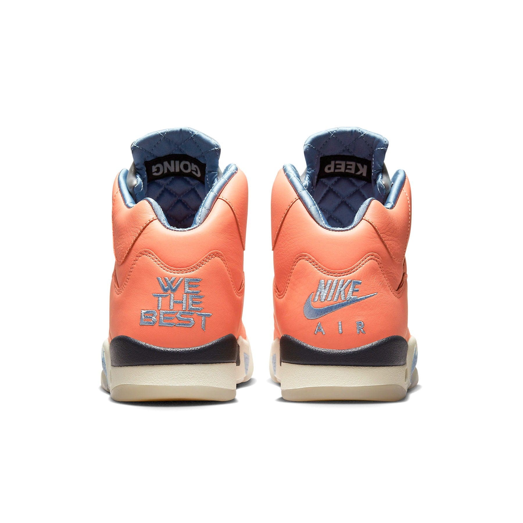 DJ Khaled x Air Jordan 5 Retro 'We The Best - Crimson Bliss' — UK 3 | EU 35.5 | US 3.5 — Back View
