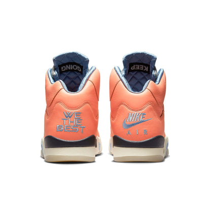 DJ Khaled x Air Jordan 5 Retro 'We The Best - Crimson Bliss' — UK 3 | EU 35.5 | US 3.5 — Back View
