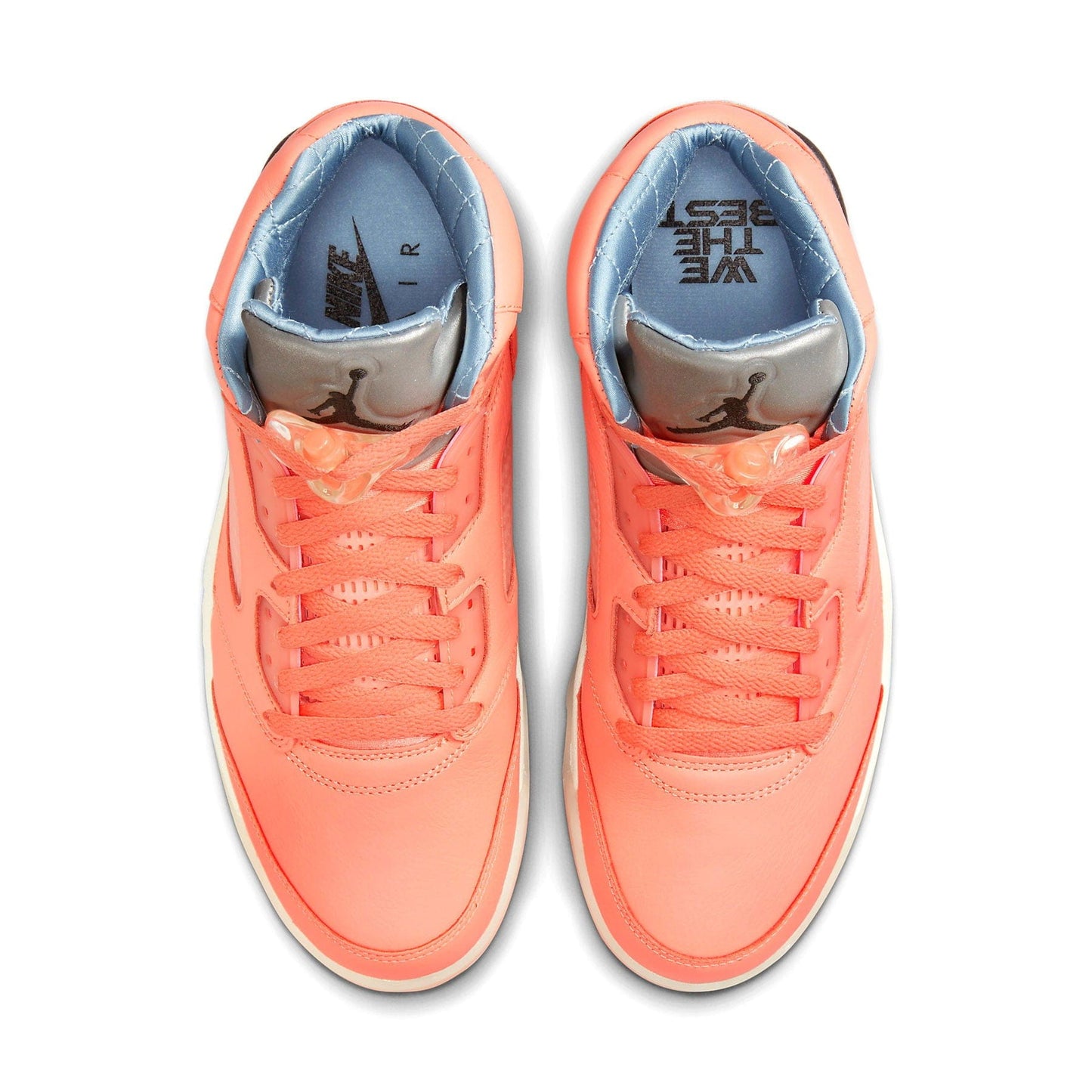 DJ Khaled x Air Jordan 5 Retro 'We The Best - Crimson Bliss' — UK 3 | EU 35.5 | US 3.5 — Top View