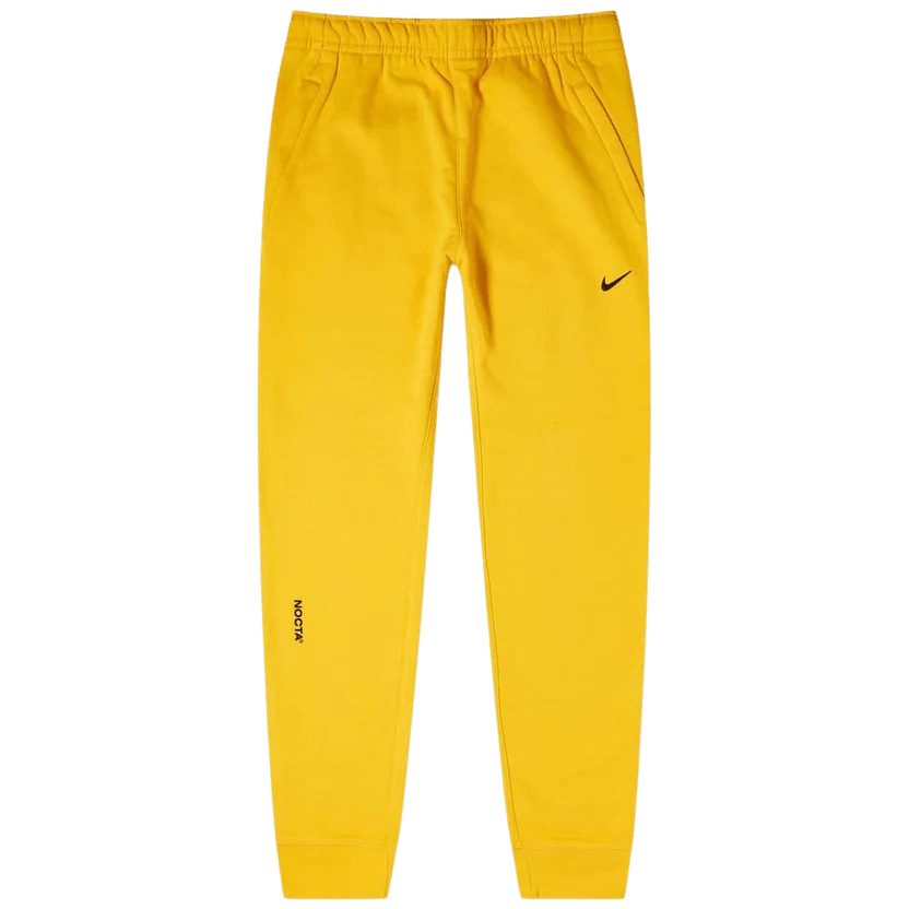 Drake x Nike NOCTA AU Essential Fleece Pant University Gold — XXS — Front View