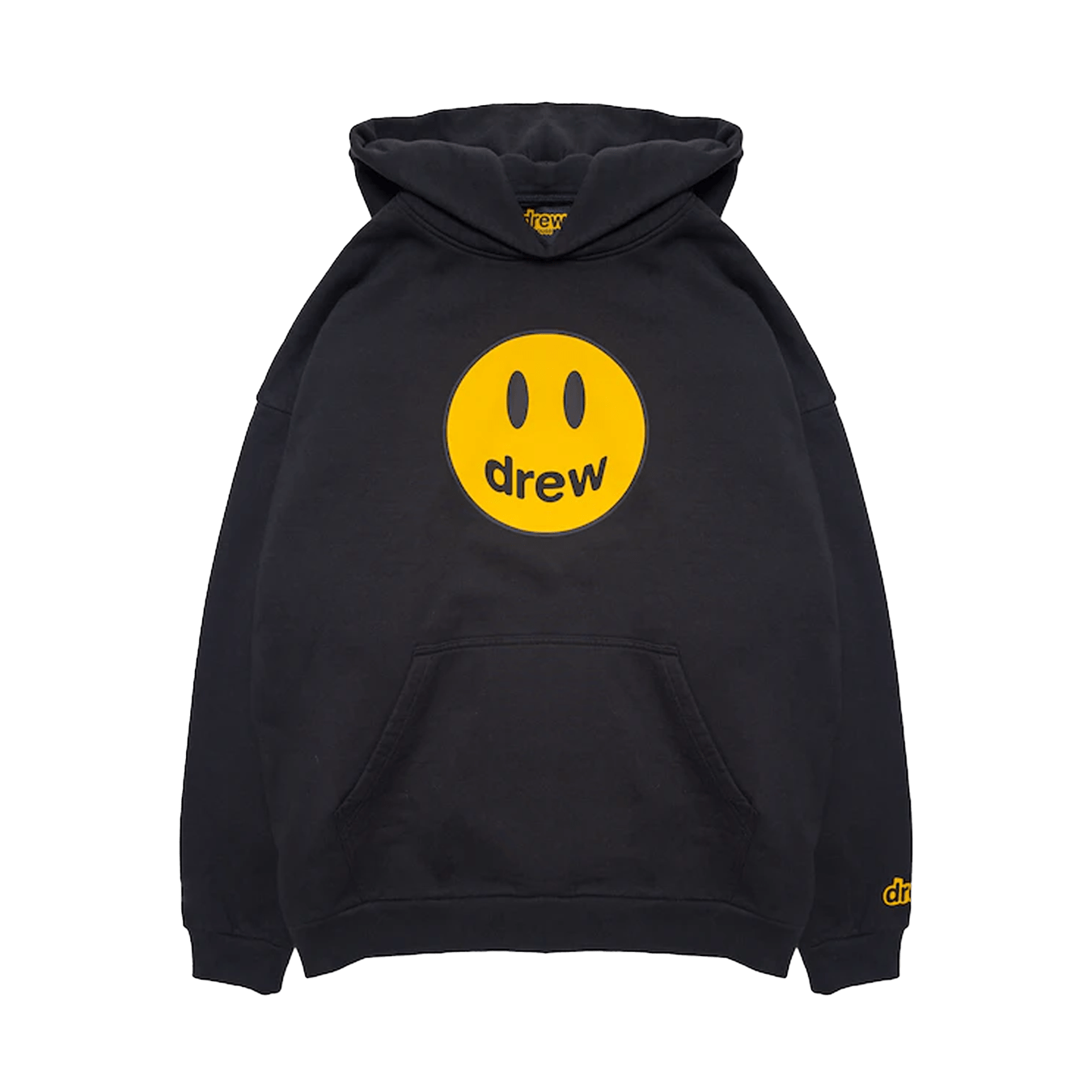 Drew House Mascot Pullover Hoodie 'Black' — XXS — Front View