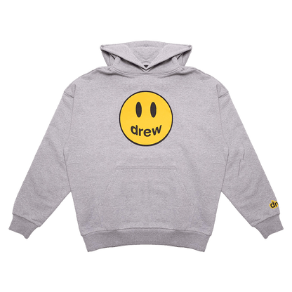 Drew House Mascot Pullover Hoodie 'Heather Grey' — XXS — Front View
