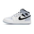 Air Jordan 1 Mid SE GS 'White Ice Blue' — UK 13.5 | EU 32 | US 1Y — Front View