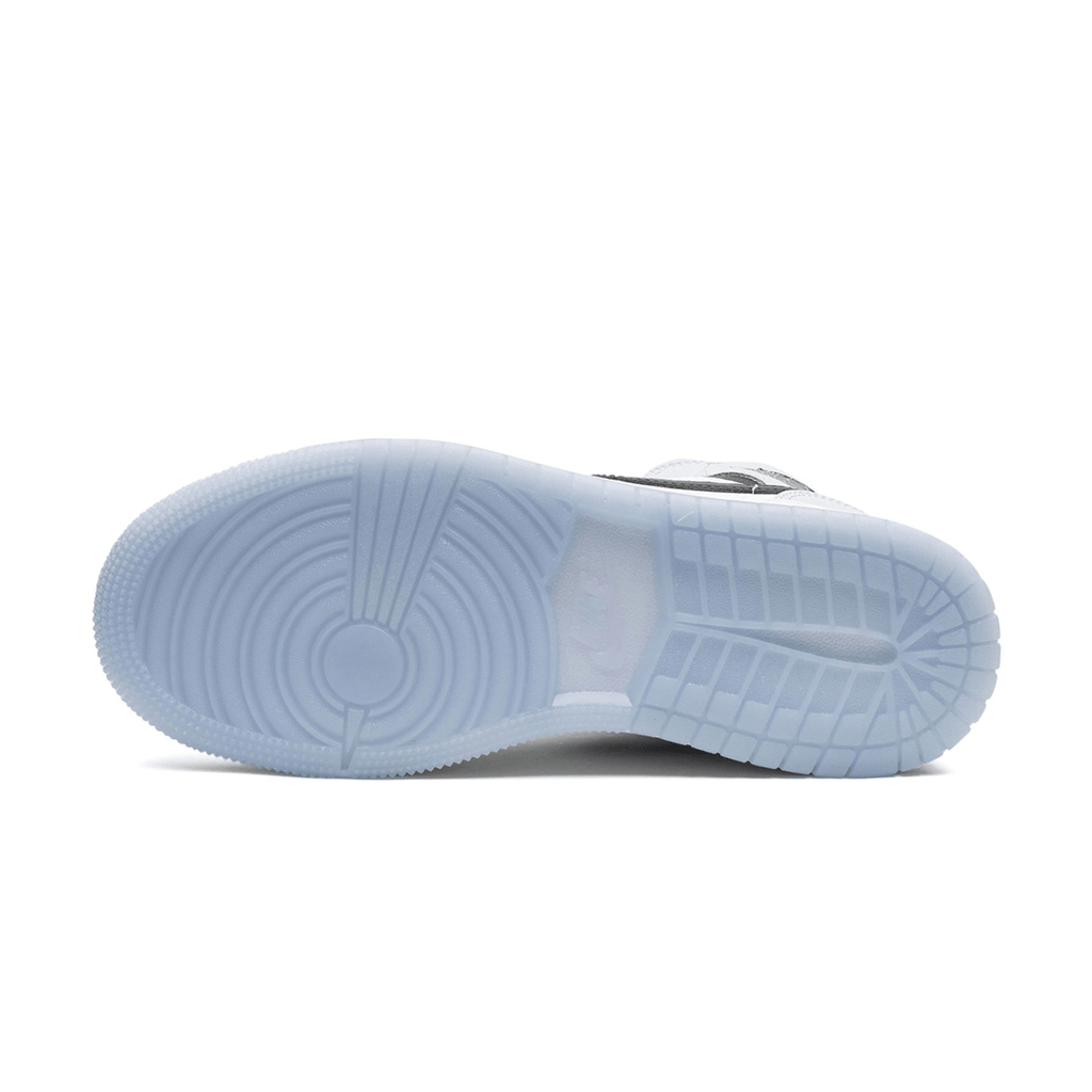 Air Jordan 1 Mid SE GS 'White Ice Blue' — UK 13.5 | EU 32 | US 1Y — Top View