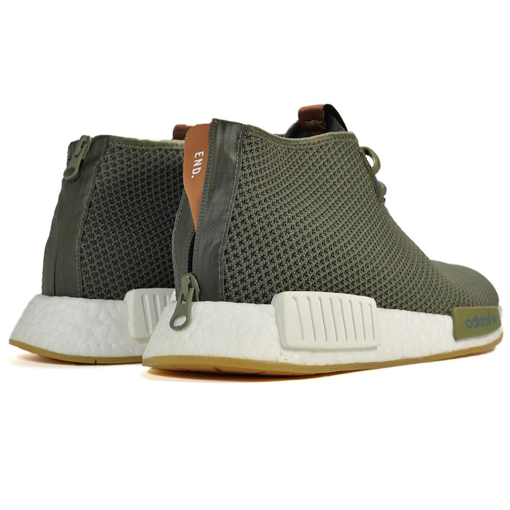 END x Adidas Consortium NMD_C1 Earth Green — UK 3.5 | EU 36 | US 4 — Back View