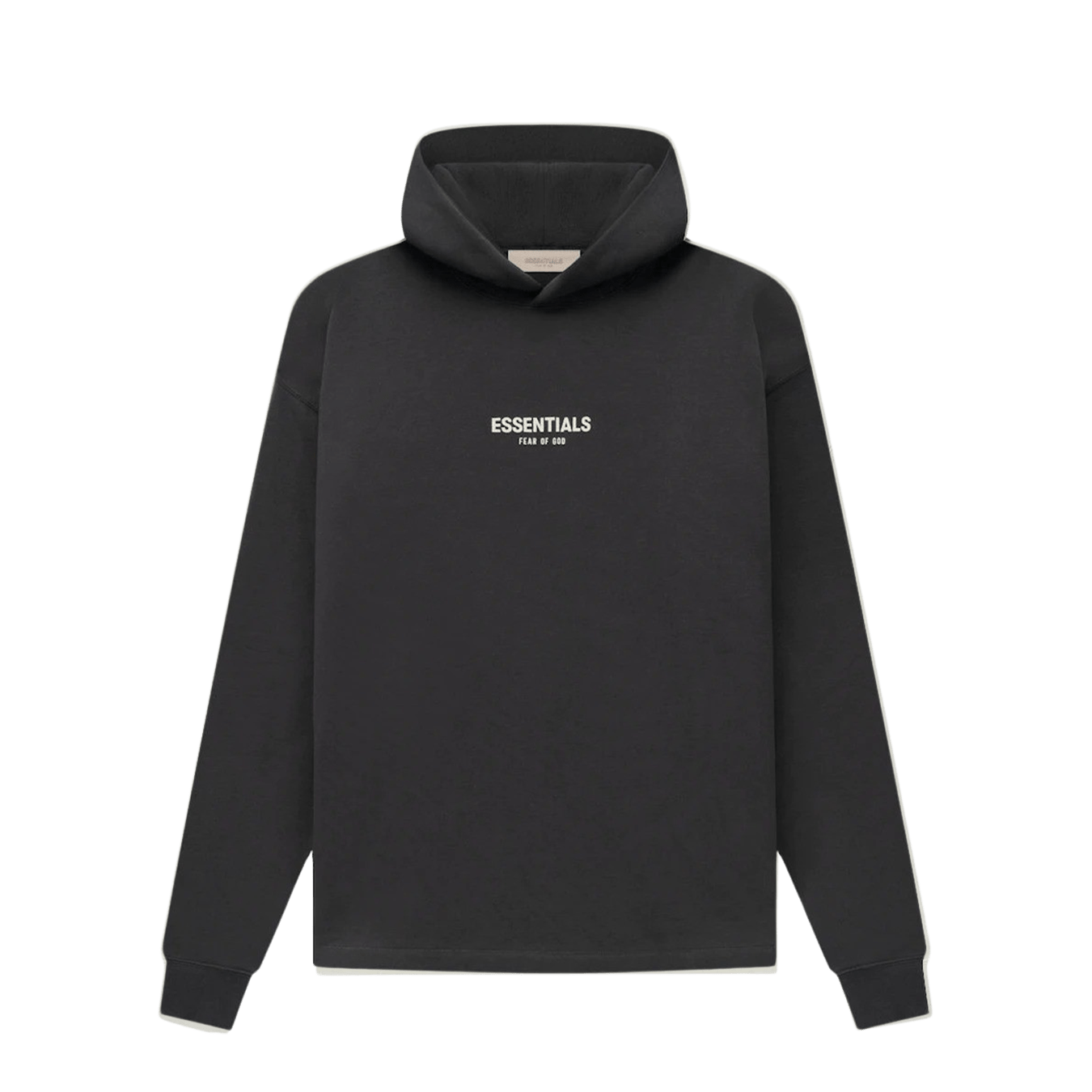 Fear of God Essentials Relaxed Hoodie 'Iron' — XXS — Front View