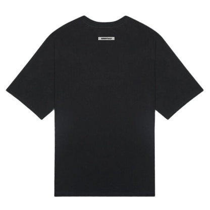 FEAR OF GOD ESSENTIALS 3D Silicon Applique Boxy T-Shirt Dark Slate/Stretch Limo/Black — XXS — Back View