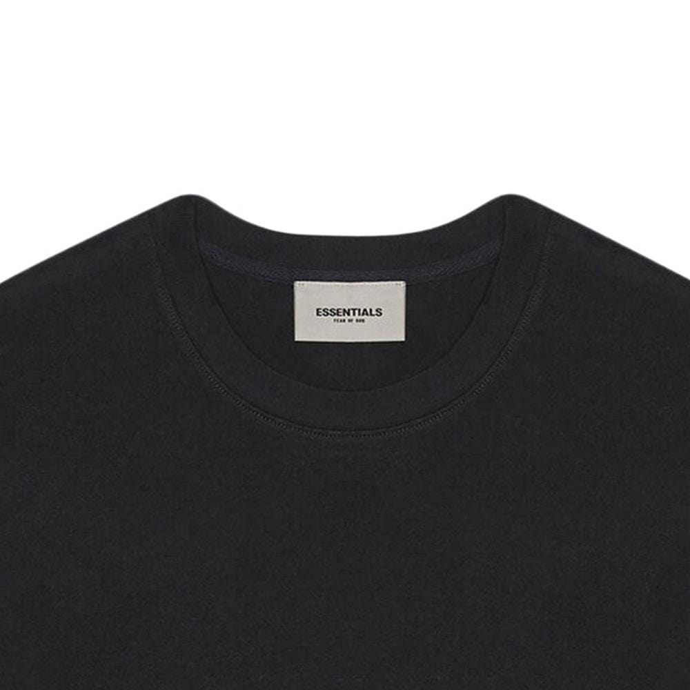 FEAR OF GOD ESSENTIALS 3D Silicon Applique Boxy T-Shirt Dark Slate/Stretch Limo/Black — XXS — Side View